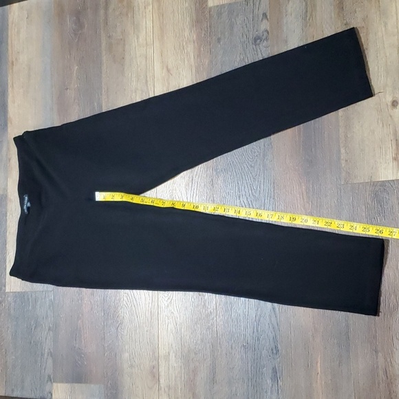 Eileen fisher black crop stretch pull on pants - Picture 1 of 6